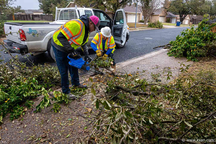 City of Austin collecting second round of storm debris March 31