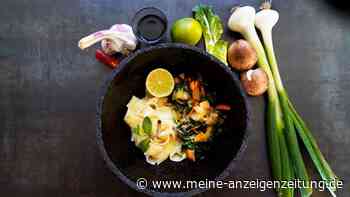 Limetten-Tagliatelle mit Pak Choi