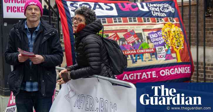 Staff at 150 UK universities begin three days of strikes