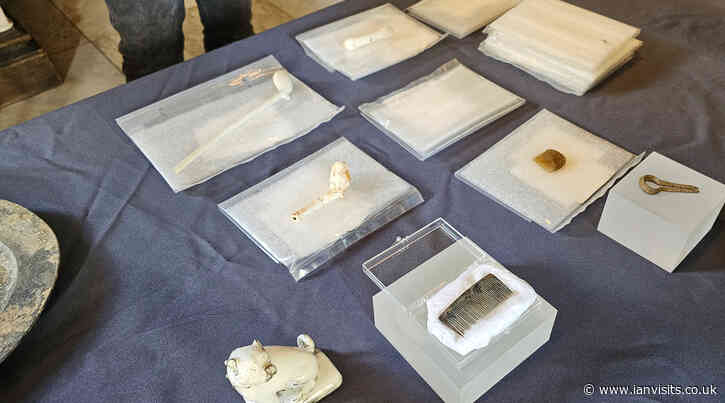 HS2 archaeology exhibition opens in central London
