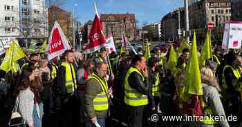 Franken: "Größter Warnstreik der jüngeren Vergangenheit" - hier kommt es aktuell zu Einschränkungen
