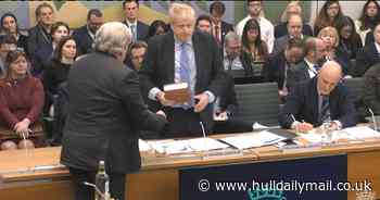 Boris Johnson says 'hand on heart I did not lie' as he is quizzed over partygate