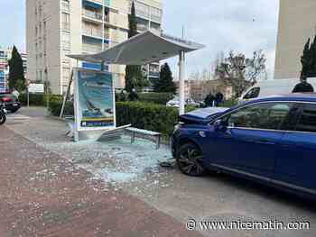Le chauffard qui s'est encastré dans un abribus à Cannes roulait sans permis