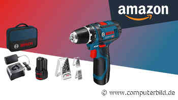 Amazon: Bosch-Akkuschrauber mit Zubehör-Set für rund 123 Euro