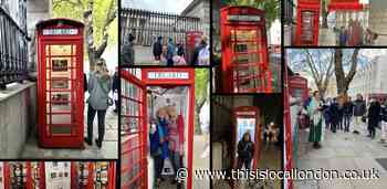 Red phone box gallery shows work inspired by Holocaust