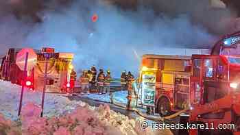 Massive fire at John Deere dealership in western Minnesota under control