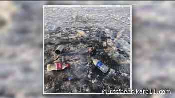 Volunteers push for tougher laws after anglers leave tons of trash, waste on ice