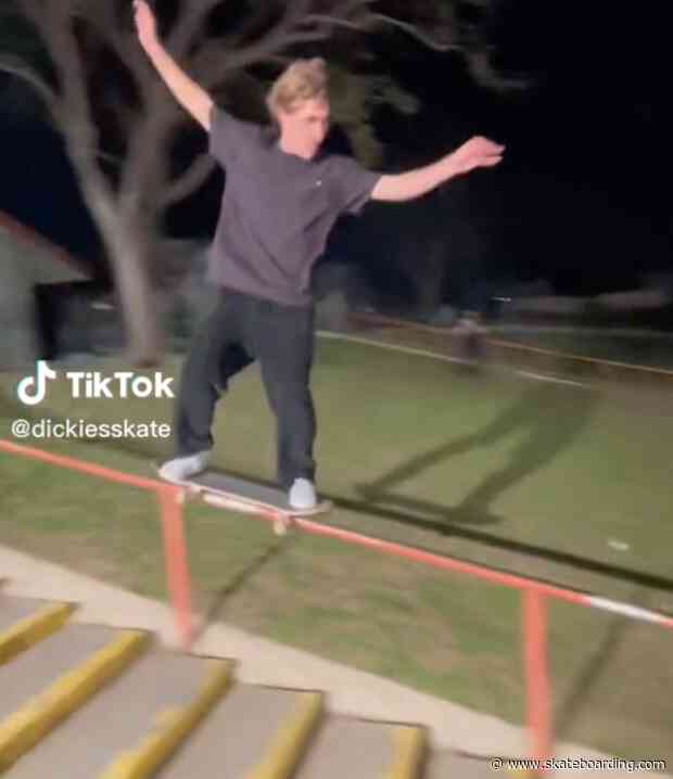 Dylan Jaeb's Impressive Backside 50-50: How Many Stairs Did He Conquer?
