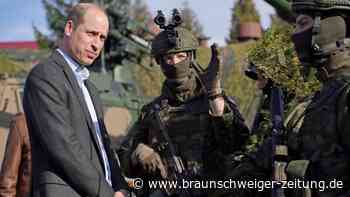 Prinz William besucht Soldaten in Polen
