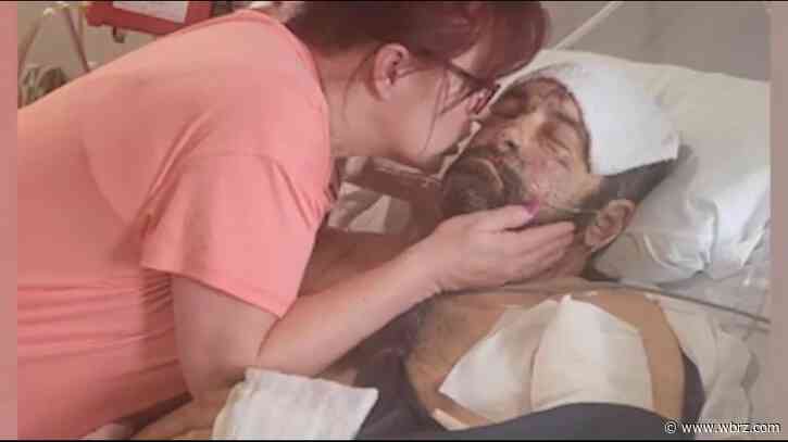 Worker who narrowly survived crash caused by overdosing driver has long road to recovery