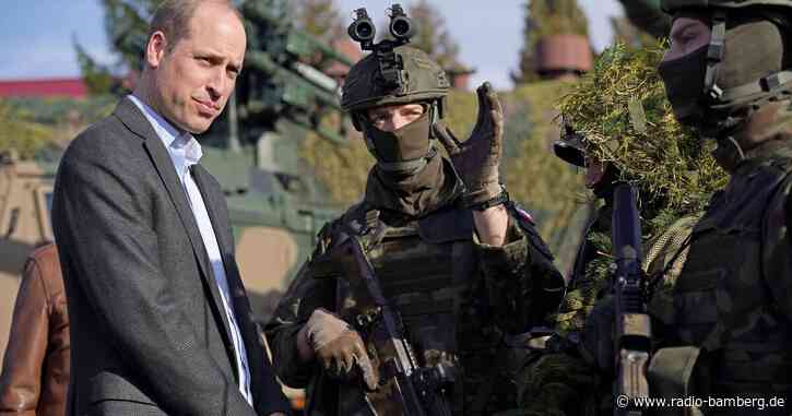 Prinz William besucht Soldaten in Polen