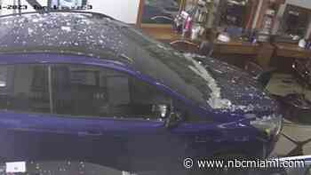 Caught on Camera: Car Plows Into Hialeah Beauty Salon