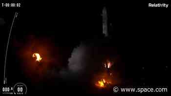 Relativity Space launches world's 1st 3D-printed rocket on historic test flight, but fails to reach orbit