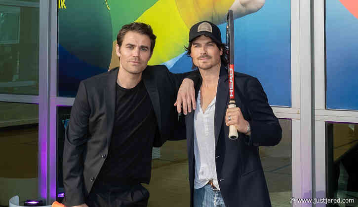Ian Somerhalder & Paul Wesley Kick Off Miami Open with Their Bourbon Whiskey Brand!