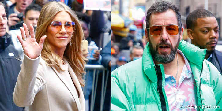 Jennifer Aniston Says Adam Sandler 'Cried' After Being Punched By Mark Strong in 'Murder Mystery 2'
