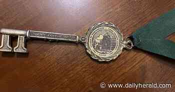 Northbrook Historical Society President Judy Hughes awarded 'Key to the Village'