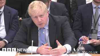 Boris Johnson says he thought it was 'right and proper' to thank staff with events