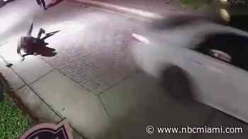 Broward Man Arrested After Video Showed Florida Police Officer Being Thrown Into Air By Stolen Car