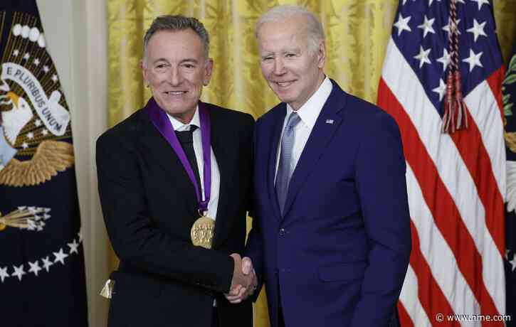 Joe Biden hints at re-election bid while honouring Bruce Springsteen