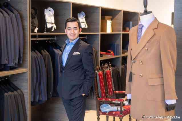 Jonge ondernemer Bagseven Kadir (19) opent eigen winkel met maatpakken in Leopoldstraat: “Wil voorbeeld zijn voor de jeugd”