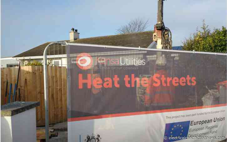 Ground source heat pump connects to the world’s first in-road retrofit of ground array infrastructure 