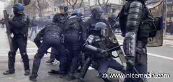 Un policier assommé par un projectile durant une manifestation contre la réforme des retraites