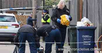 Forensics scour taped off Newbiggin Hall estate after man injured in suspected attack