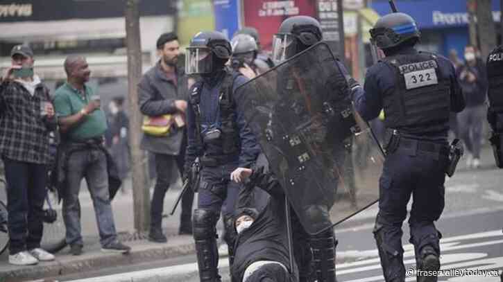 1 million march in France, unions call new pension protests