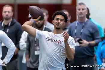 Alabama's Bryce Young Throws for NFL Teams at Pro Day