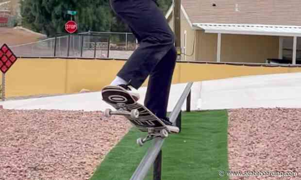 Look: Brandon Burleigh's Lengthy Flatbar Tricks Leave Viewers In Awe