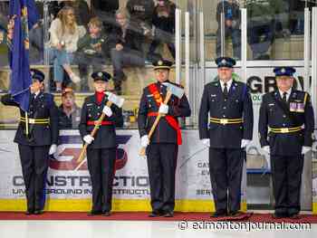 Spruce Grove hockey game honours fallen Edmonton police officer who reffed games, called community home