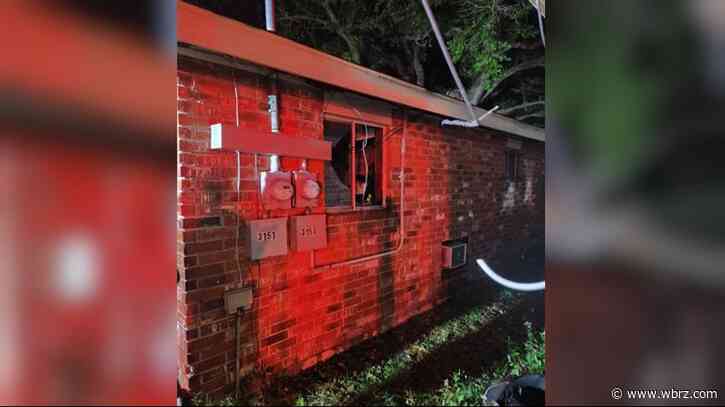 Arson ruled cause of fire that scorched apartment off Plank Road Thursday night