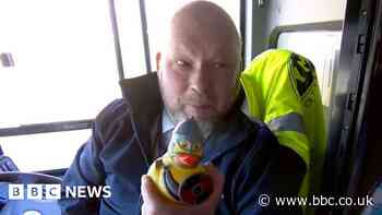 Pocklington driver's delight at duck-filled chatty bus