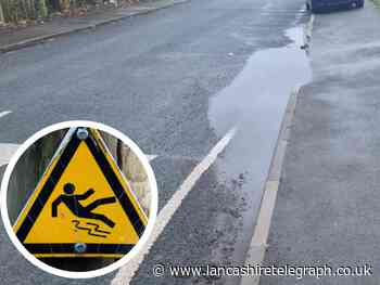 Burnley resident frustrated with council over 'flooding' outside home