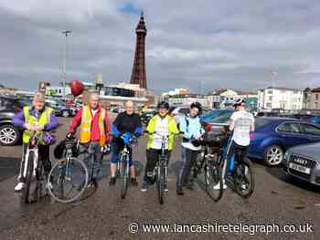 Six people take on charity bike ride from Blackpool to Clitheroe