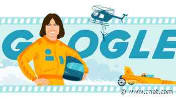 Google Doodle Spotlights Kitty O'Neil, Deaf Stuntwoman and Daredevil     - CNET