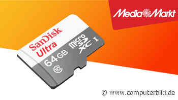Für nur 6 Euro: SanDisk-microSD-Karte mit 64 GB bei Media Markt
