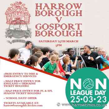 Harrow Borough announce special offers for Non-League Day