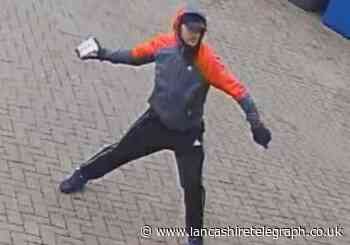 Police appeal to identify man after cars torched in Blackburn