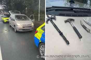 Driver arrested in Preston is jailed for multiple offences