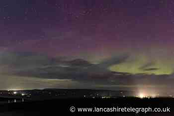 Northern lights spotted in skies at Dean Clough Reservoir
