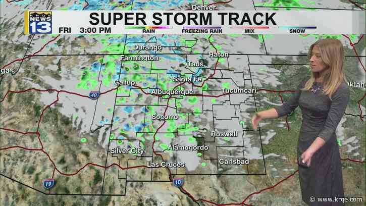 Another storm brings rain, snow and wind Friday