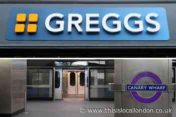 Greggs Canary Wharf station store set to open later in 2023