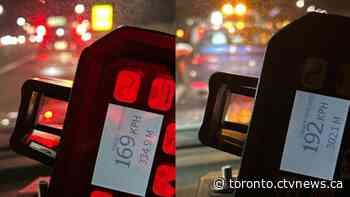 Police bust 4 separate drivers for speeding after viewing Ontario's northern lights last night