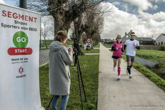 Promotievideo om Hooglede aan het sporten te krijgen opgenomen op Gitsberg