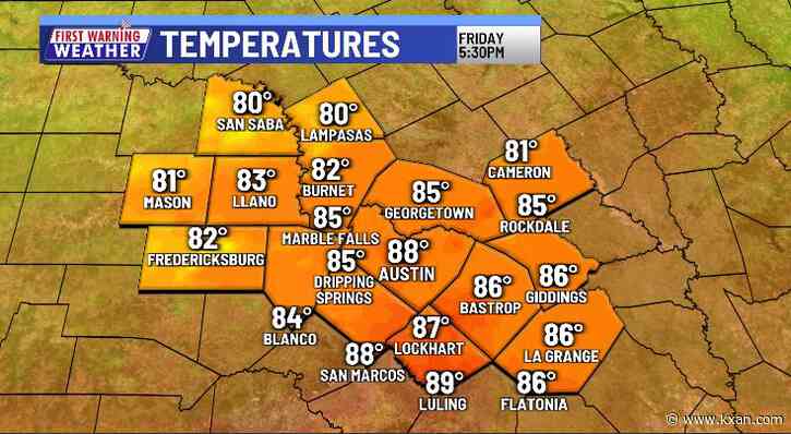 Quick clearing and heating this afternoon