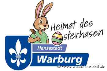 Warburg: Osterhasen-Rallye durch die Innenstadt mit Maskottchen Maxi