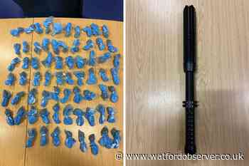 Police seized 68 bags of cannabis in Station Road, Watford