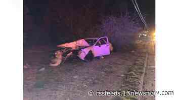 Car sideswipes tractor trailer, driver ejected in Accomack County