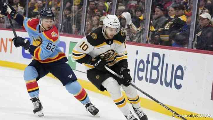 Boston forward A.J. Greer suspended one game for cross-checking on Mike Hoffman